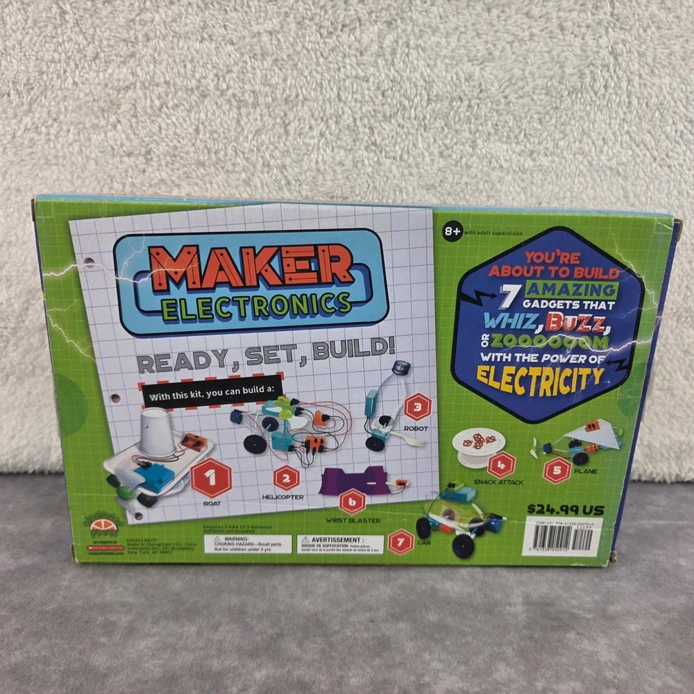 Scientific Explorer Mind Blowing Science & Scholastic Maker Electronics Set